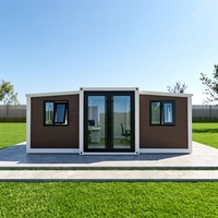 Maison conteneur modulaire pliable et extensible Chenwei, structure en acier, design moderne, garantie 5 ans, portable