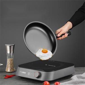 Mini poêle ronde antiadhésive épaisse pour steak, poêle plate en fer pour crêpes, saucisses, œufs, ustensiles de cuisine pour le petit-déjeuner - Product Image 2