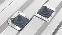 Joint de pénétration de fil de conduit de botte de tuyau PV étanche pour le montage de la boîte de jonction clignotant raccords de conduit essentiels