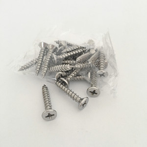 Vis à tête fraisée mâle 3,8x24 zinguées pour fixation bois et métal - Product Image 1