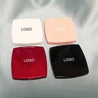 Miroir de maquillage pliable carré Double face Portable Mini miroir cosmétique extérieur Compact petit miroir pliable carré