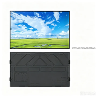 Écran interactif intelligent IR-Touch IFP 55-120 pouces 4K, 500 cd, tableau blanc interactif, système double OPS, affichage sur pied pour école et bureau