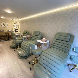 3 Motor <b>Electric</b> Massage Bed Beauty Salon Equipment Lash Bed Chair Facial Spa <b>Table</b> for Esthetician - Product Image 3