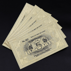 Avviso periferico con piattaforma <span class=keywords><strong>di</strong></span> <span class=keywords><strong>Harry</strong></span> e vasaio dorato biglietto <span class=keywords><strong>di</strong></span> Halloween Magic College <span class=keywords><strong>Harry</strong></span> e <span class=keywords><strong>Potter</strong></span> nove e tre quarti - Product Image 2