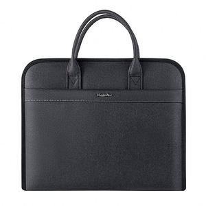 Sac pour ordinateur portable multifonctionnel noir fabriqué en Chine, 15,6 pouces, étanche, sacoche pour hommes, usage professionnel, sacs de conférence - Product Image 1
