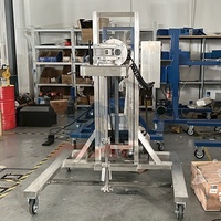 Mélangeur de détergent IBC 1000 litres en acier inoxydable, agitateur de produits chimiques, mélangeur de savon liquide électrique pour réservoir IBC