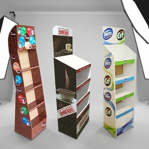 Exhibidores de PVC Plegables Personalizados para Supermercados, con 5 Estantes, Independientes, para Exhibición de Dulces y Bocadillos - Product Image 3