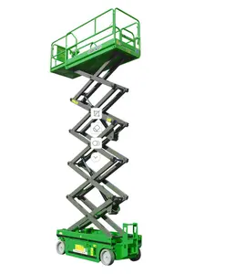 Hot sell 6m 8m 10m 12m Fully automatic lifting platform electric lift table mobile scissor lift platform for leasing