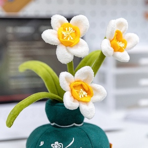 Plantas de peluche creativas, flores simuladas en maceta, juguetes de peluche, decoraciones para la sala de estar, plantas de peluche, juguetes de flores para regalo. - Product Image 5