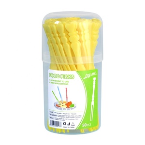 Nhãn Hiệu Riêng Tùy Chỉnh 50Pcs Bento Trẻ Em Phim Hoạt Hình Mini Bánh Snack Tiệc Món Khai Vị Món Tráng Miệng Dùng Một Lần Nhựa Thực Phẩm Trái Cây Đảng - Product Image 1