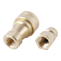 Raccords rapides hydrauliques en laiton de la série KZD de Poolke, raccords de haute qualité, norme ISO7241-1B, filetage BSPT, pression de 7 MPa, 3-750