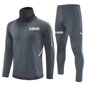 Chándal <span class=keywords><strong>de</strong></span> fútbol para niños <span class=keywords><strong>de</strong></span> cuello alto barato, traje <span class=keywords><strong>de</strong></span> fútbol para hombre, trajes <span class=keywords><strong>de</strong></span> entrenamiento <span class=keywords><strong>de</strong></span> fútbol <span class=keywords><strong>de</strong></span> manga larga, conjuntos <span class=keywords><strong>de</strong></span> sudadera y pantalones azul oscuro - Product Image 6