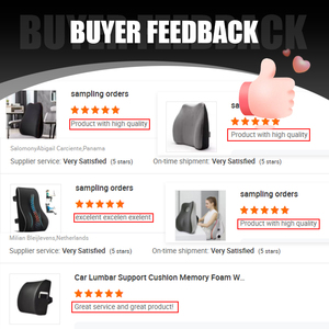 Orthopedic Lumbar Support <strong>Cushion</strong> Memory Foam Waist Reading Pillow Seat <strong>Back</strong> <strong>Cushion</strong> for Car Chair Home Office - Product Image 6
