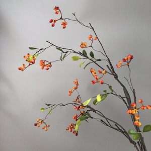 Plantes artificielles, bouquet de baies décoratives pour la décoration de bureau, de jardin et de la maison, fleurs artificielles en plastique personnalisables - Product Image 3
