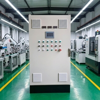 Gabinete de Control de Automatización Industrial IP54, Gabinete Eléctrico de Acero al Carbono RAL7032, Gabinete de Bajo Voltaje para Sistemas de Fábrica