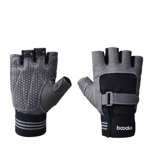 Guantes de Fitness Bao Dun, Medios Dedos, para Levantamiento de Pesas, Gimnasio, Entrenamiento, Antideslizantes, Unisex, para Ejercicio - Product Image 1
