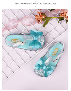 Glitter Princess <b>Flats</b> Sandals <b>Summer</b> Cute Children's Sandals Kids Glitter Party Princess Sandals - Product Image 6