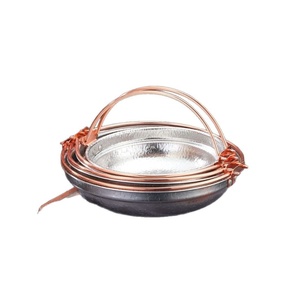 Cross border vendita calda <span class=keywords><strong>Russia</strong></span> 304 a tre strati in acciaio martello commerciale pentola secca Sukiyaki frutti di mare Pan in stile giapponese - Product Image 2