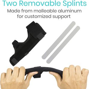Neoprene Sports Elastic Finger Sleeves Support Thumb Brace Protector Break <strong>Metacarpal</strong> <strong>Splint</strong> Brace - Product Image 5