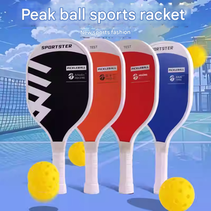 Raquette de pickleball en fibre de verre |   Léger et durable pour les étudiants, hommes et femmes, compétition et entraînement, design <span class=keywords><strong>simple</strong></span> - Product Image 5