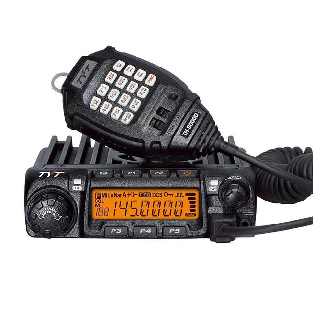Original TYT TH-9000D TH-9000 Ham Car Mobile Radio + 8 Scrambler 400-470MHz UHF 50W Transceiver 200CH 1750Hz