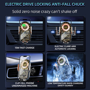 Offre Spéciale 15W Chargeur rapide sans fil <span class=keywords><strong>Support</strong></span> de charge sans fil pour <span class=keywords><strong>voiture</strong></span> avec <span class=keywords><strong>support</strong></span> pour téléphone portable Design Cyberpunk - Product Image 5