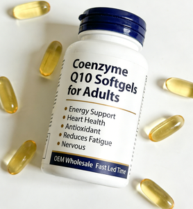 Koenzim Q10 500mg Yumuşak Kapsüller Yetişkinler İçin-Enerji Desteği Antioksidan Yorgunluğu Azaltır Sinir Sistemi Unisex 60 Kapsül/Şişe OEM Toptan Satış - Product Image 1