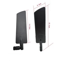 Antena de Goma 5G 700-600MHz, Antena Plana de Alta Ganancia 4G/LTE, Antena Inalámbrica Omnidireccional Plegable con Varilla de Goma para Router
