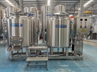 Équipement de Fermentation pour Microbrasserie et Pub, Capacité 100L 200L 300L 500L, Chaisse de Brassage en Acier Inoxydable, Cuve sous Pression avec Pompe, PLC, CE