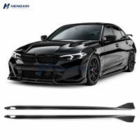 Kit carrosserie de mise à niveau pour BMW Série 3 G20 G28 330i M340i AD, comprenant pare-chocs et jupes latérales en fibre de carbone de haute qualité style AO