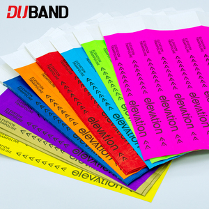 Tùy chỉnh in Tyvek dây đeo cổ tay cho các sự kiện lớn không thấm nước xé kháng một thời gian sử dụng với mã QR tùy chỉnh in văn bản - Product Image 5