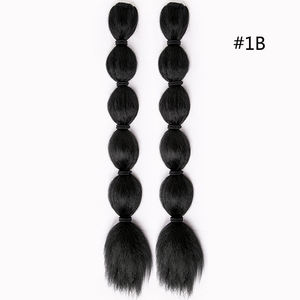 Extensión de coletero Afro rizado <span class=keywords><strong>con</strong></span> cordón, linterna Africana larga, <span class=keywords><strong>trenzas</strong></span> de Marley <span class=keywords><strong>con</strong></span> burbujas, Clip en el pelo - Product Image 2