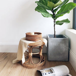 Panier de rangement multifonctionnel en rotin naturel fait à la main, écologique, lot de 3, décoration de fruits, vaisselle, vente en gros en provenance du Vietnam - Product Image 5