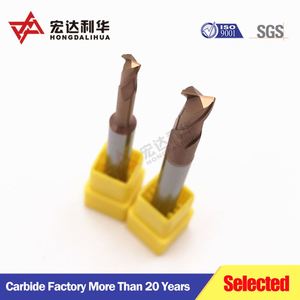 Fraiseuse CNC en acier tungstène solide résistant à l'usure avec revêtement TiAln jaune - Product Image 3