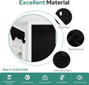 <span class=keywords><strong>Tende</strong></span> Oscuranti per Porte alla Francese, <span class=keywords><strong>Tende</strong></span> per Porte e Finestre, Copertura Termoisolante per Vetri, Oscurante per Finestre, Senza Motivi, per Camera da Letto - Product Image 5