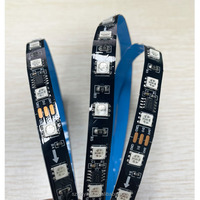 Promotion : Bande LED Flexible SMD5050 RGBIC Dream Color Ws2811 24V 60 LED/M, Pixels Numériques RGBIC Adressables, Effet Cheval de Course