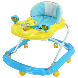 Chine Usine 7 Roues Enfants Marcheurs pour Bébés Trotteur Pliant avec Musique Prix Bon Marché à Vendre - Product Image 4
