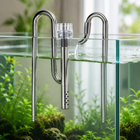 Tuyaux d'entrée et de sortie pour aquarium, en acier inoxydable 304, écologiques, filtre à eau Lily 120L