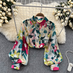여성용 루즈핏 랜턴 슬리브 블라우스 & 셔츠 (신상품) - Product Image 4