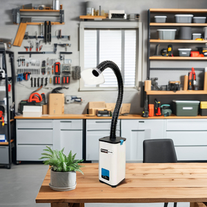 Estrattore di Fumi di Saldatura Waterun SE-80II 3in1 con Filtro HEPA, Assorbitore di Fumo 80W, Forte Aspirazione, Mobile, Nuovo per Saldatura <span class=keywords><strong>Fai</strong></span>-<span class=keywords><strong>da</strong></span>-<span class=keywords><strong>Te</strong></span> - Product Image 6