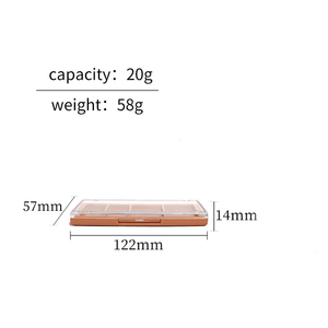 4 Kleuren Custom Logo Lege Vierkante Putten Oogschaduwdozen Met Rechthoek 26.5Mm Pan <span class=keywords><strong>3</strong></span> Kleuren Diy Clear Acryl Oogschaduwpaletten - Product Image 6