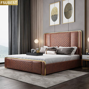 Estructura de Cama de Lujo Estilo Diseñador, Cama, Yatak, Letto, Letti, Bedden, Muebles de Dormitorio, Juego King para 2 Personas, Madera, Muebles - Product Image 3