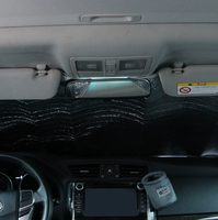 Pare-soleil universel pliable en aluminium pour pare-brise de voiture, design bulle épaissi, style minimaliste, vente en gros pour l'été