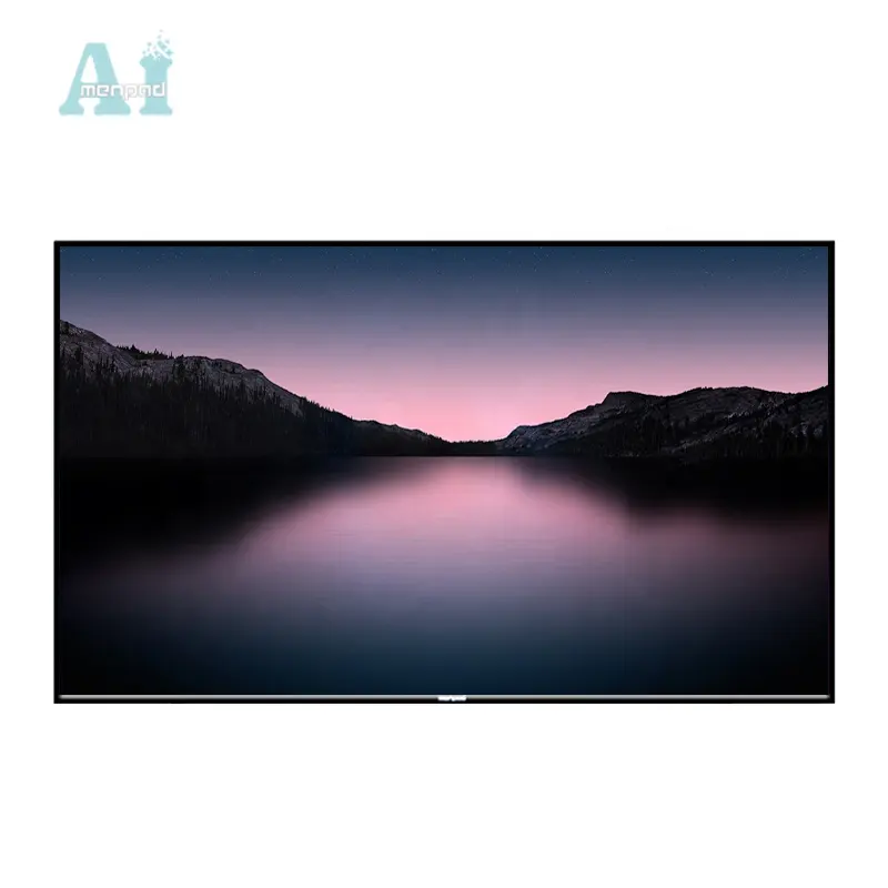 TV pintar AImenpad, televisi 4K layar besar 100 inci dengan Internet lebar dan kaca Tempered untuk pengalaman menonton yang ditingkatkan