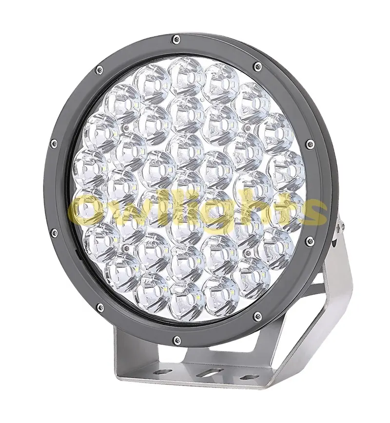 4x4 اكسسوارات السيارات 9-32v 9 ''مصابيح إنارة بحرية للسفن كشاف خارجي زينون 185w led القيادة ضوء بقعة