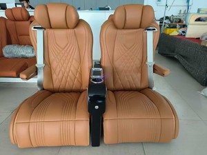 Sièges de <span class=keywords><strong>luxe</strong></span> Vito W447, sièges capitaine pour voiture, siège massant pour fourgon, en cuir PU, compatible avec les modèles Alphard et Toyota - Product Image 5