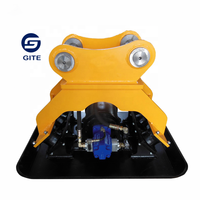 Compacteur à plaques vibrantes hydraulique pour mini-excavatrice avec moteur Yamaha, modèle GT-PC08, composant moteur principal