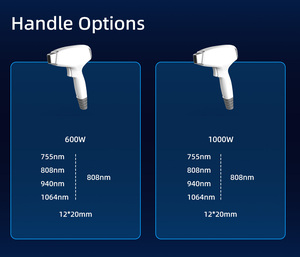 Épilateur laser médical CE portable à diode, 4 longueurs d'onde, 600W 1000W, série d'épilateurs laser à diode - Product Image 3