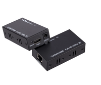 Goede prijs 1080P 3D 60Hz 10.2 Gbps data-snelheid RJ45 60m hd ontvanger zender HDTV extender voor TV
