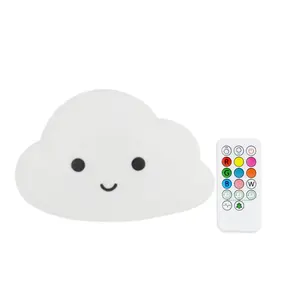 Kids Room Wall Light House Decoration And Gift Cloud Night Light Silicone Wall Lamp For Children Bedroom